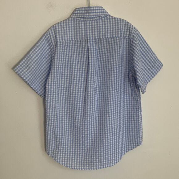 The Bailey Boys Seersucker Short sleeve shirt size 6 - Picture 4 of 4